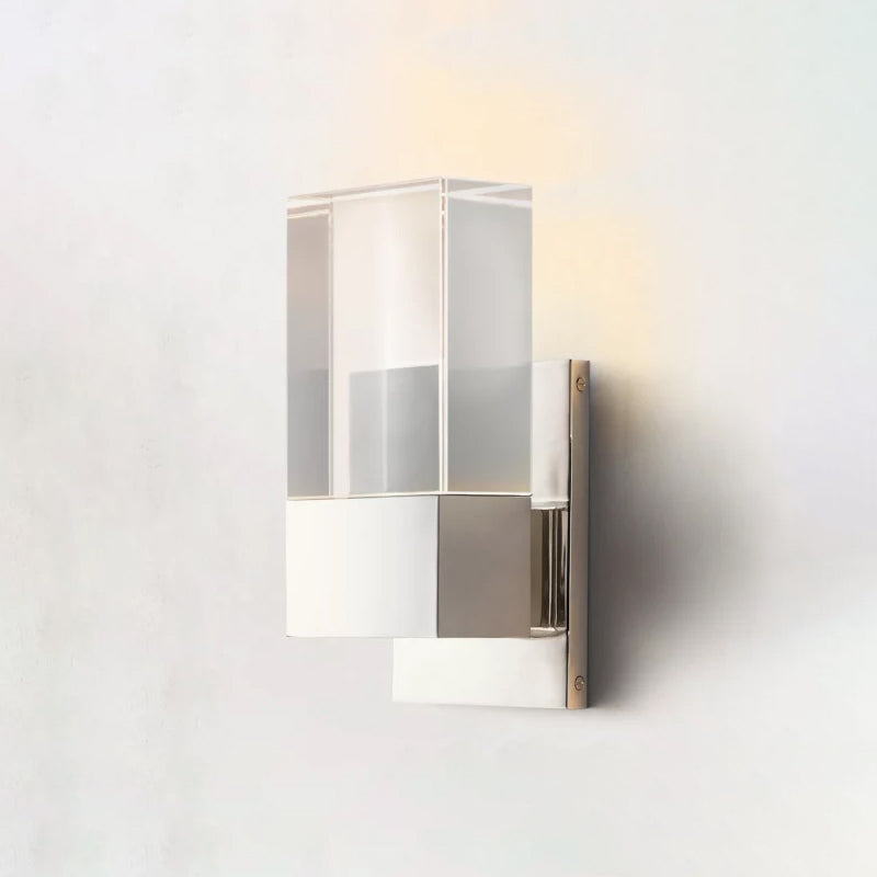 Serra Plane Crystal Wall Sconce