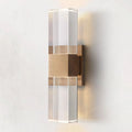 Serra Plane Crystal Linear Wall Sconce
