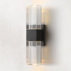 Serra Plane Crystal Linear Wall Sconce