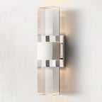Serra Plane Crystal Linear Wall Sconce