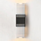Serra Plane Crystal Linear Wall Sconce