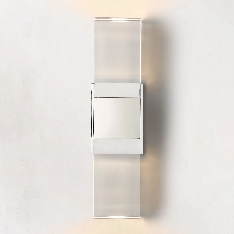 Serra Plane Crystal Linear Wall Sconce