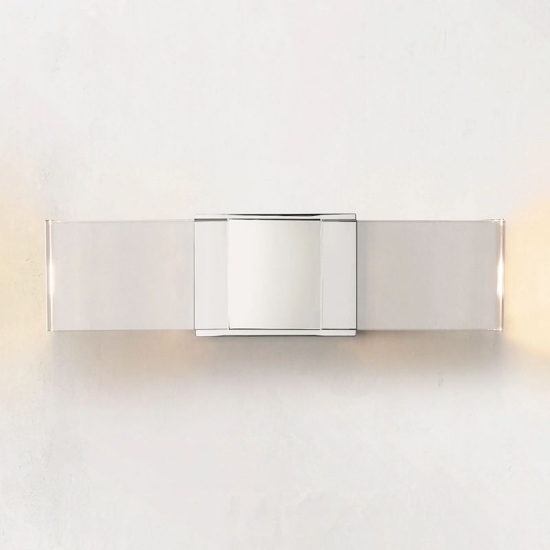 Serra Plane Crystal Linear Wall Sconce