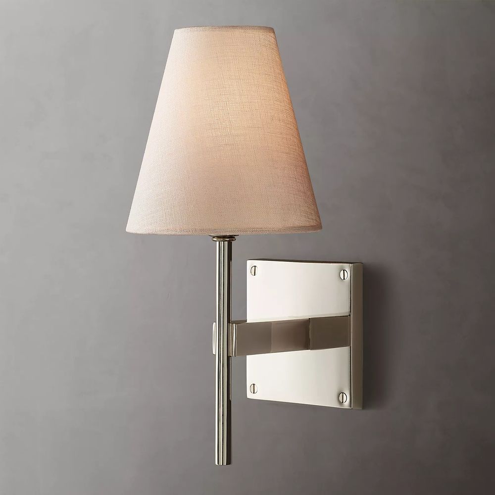 Fulham Tapered Linen Wall Sconce