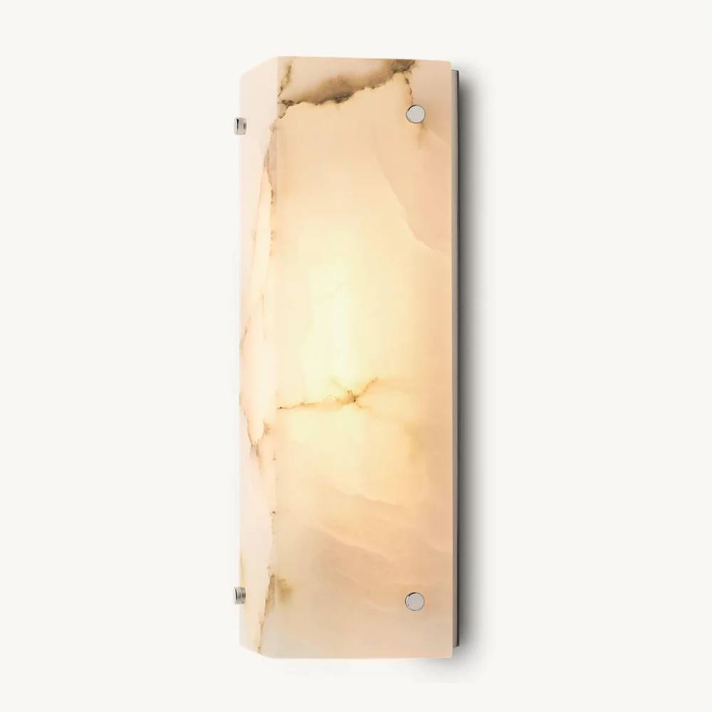 Reynard Stacked Alabaster Wall Sconce