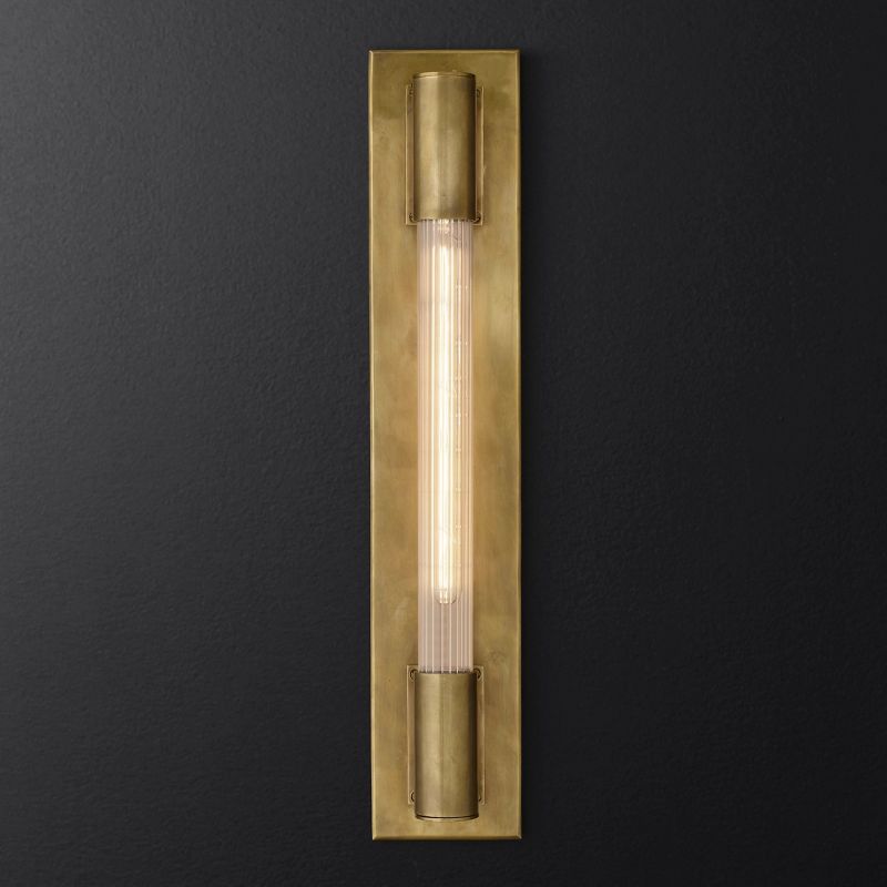 Fontanelle Vintage Glow Linear Wall Sconce