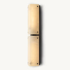 Reynard Stacked Alabaster Double Wall Sconce
