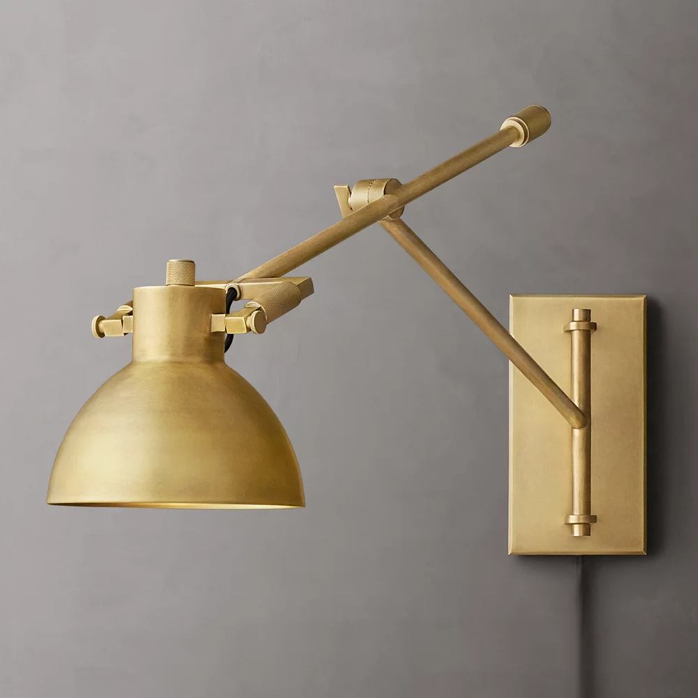 Machinist Pivot Task Wall Sconce