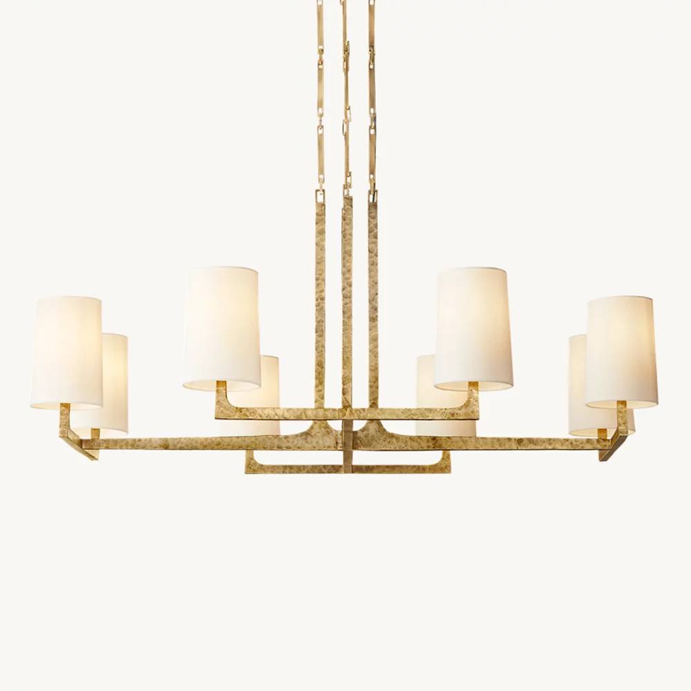 Wright Simplicity Forged Square Chandelier 48"