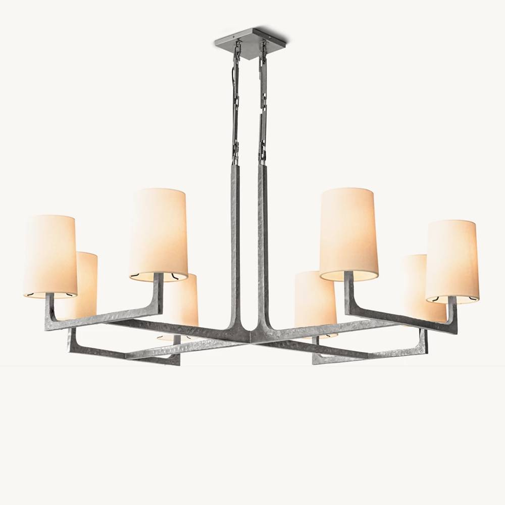 Wright Simplicity Forged Square Chandelier 48"