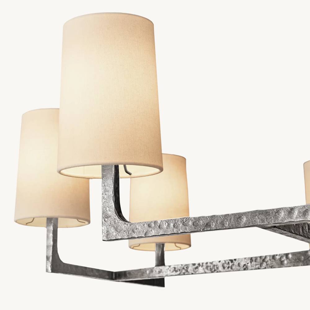 Wright Simplicity Forged Square Chandelier 48"