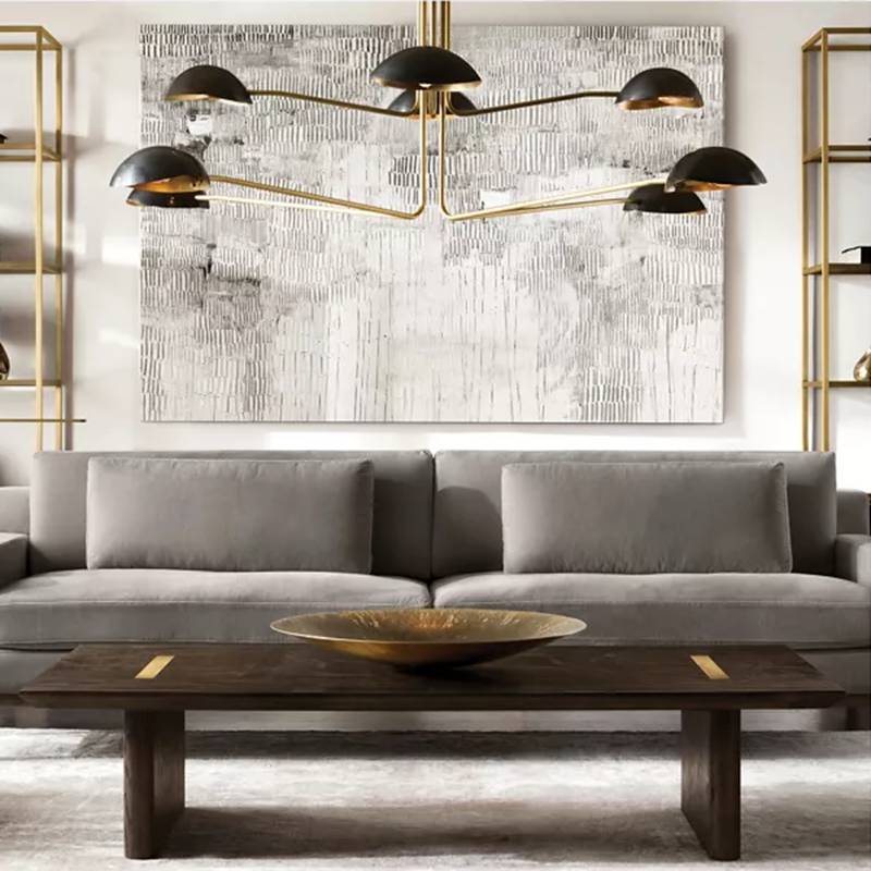 Convessi Sculpted Flow Round Chandelier 72"