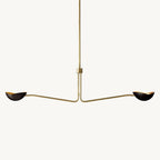 Convessi Sculpted Flow Linear Chandelier 54"
