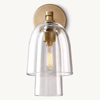 Blom Layered Glass Flute Wall Sconce