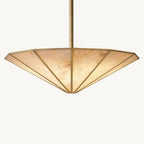 Lucette Alabaster Vein Round Chandelier 36"