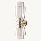 Blom Layered Glass Grand Flute Wall Sconce