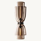 Blom Layered Glass Grand Flute Wall Sconce