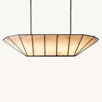 Lucette Alabaster Vein Linear Chandelier 74"