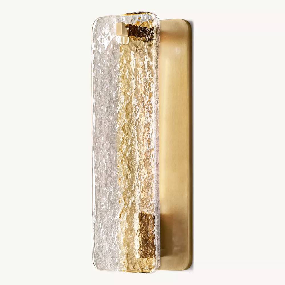 Calamette Striated Glass Wall Sconce