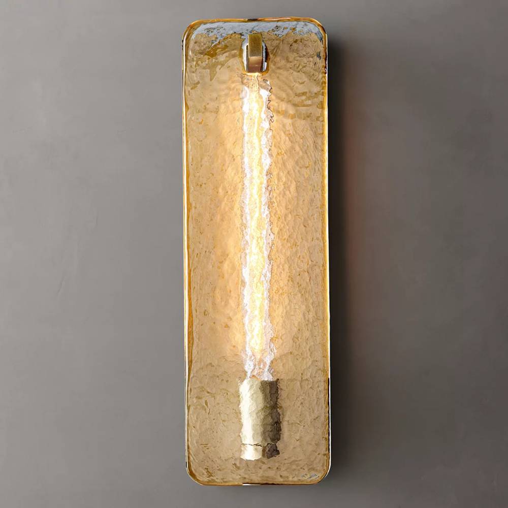 Calamette Striated Glass Wall Sconce