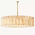 Calamette Striated Onyx Round Chandelier 60"