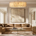 Calamette Striated Onyx Round Chandelier 60"