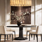 Calamette Striated Onyx Round Chandelier 60"