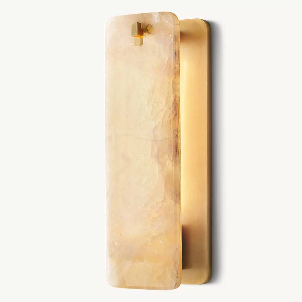 Calamette Striated Onyx Wall Sconce