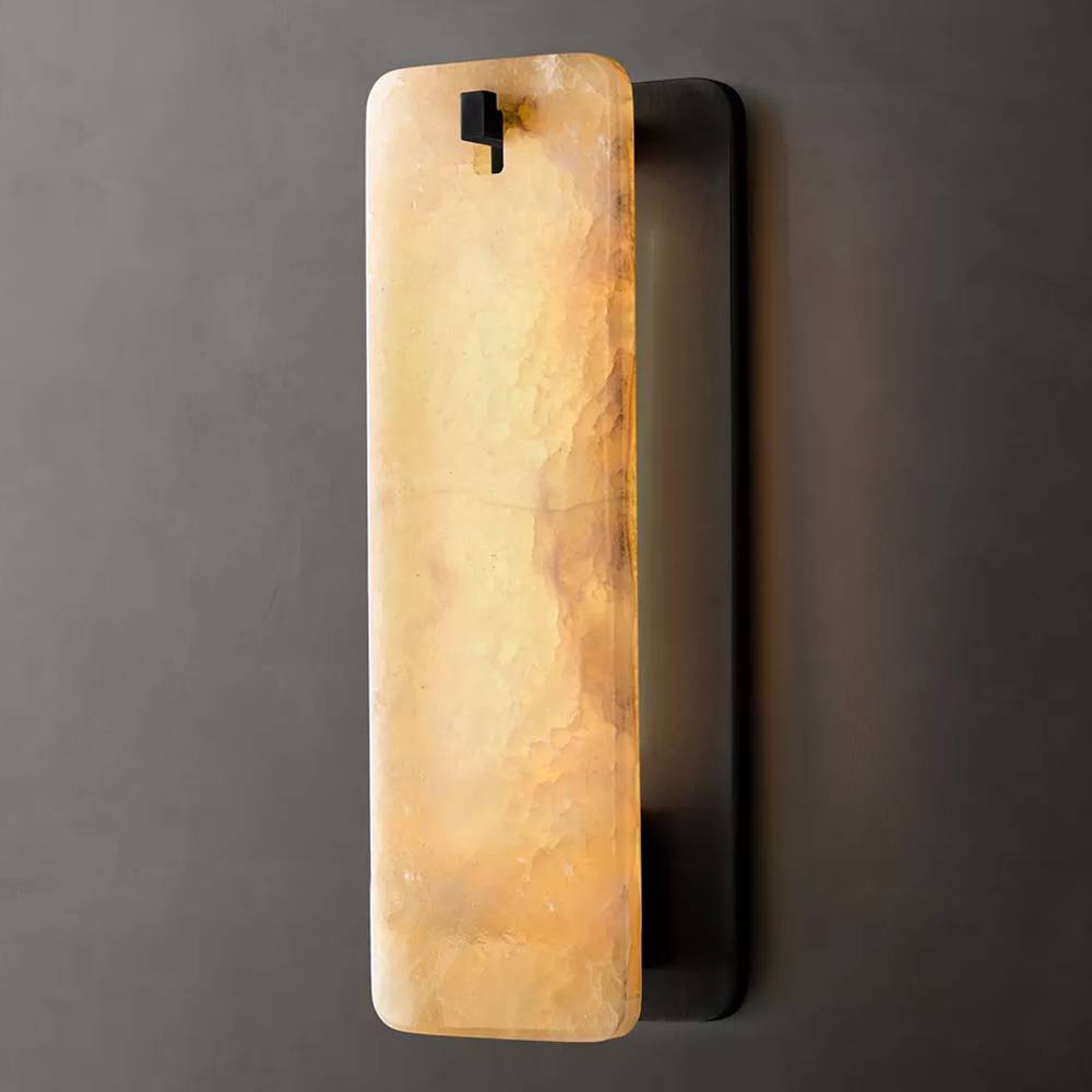 Calamette Striated Onyx Wall Sconce