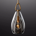Botanist Crystal Flute Pendant Light