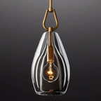 Botanist Crystal Flute Pendant Light
