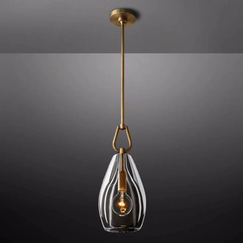 Botanist Crystal Flute Pendant Light