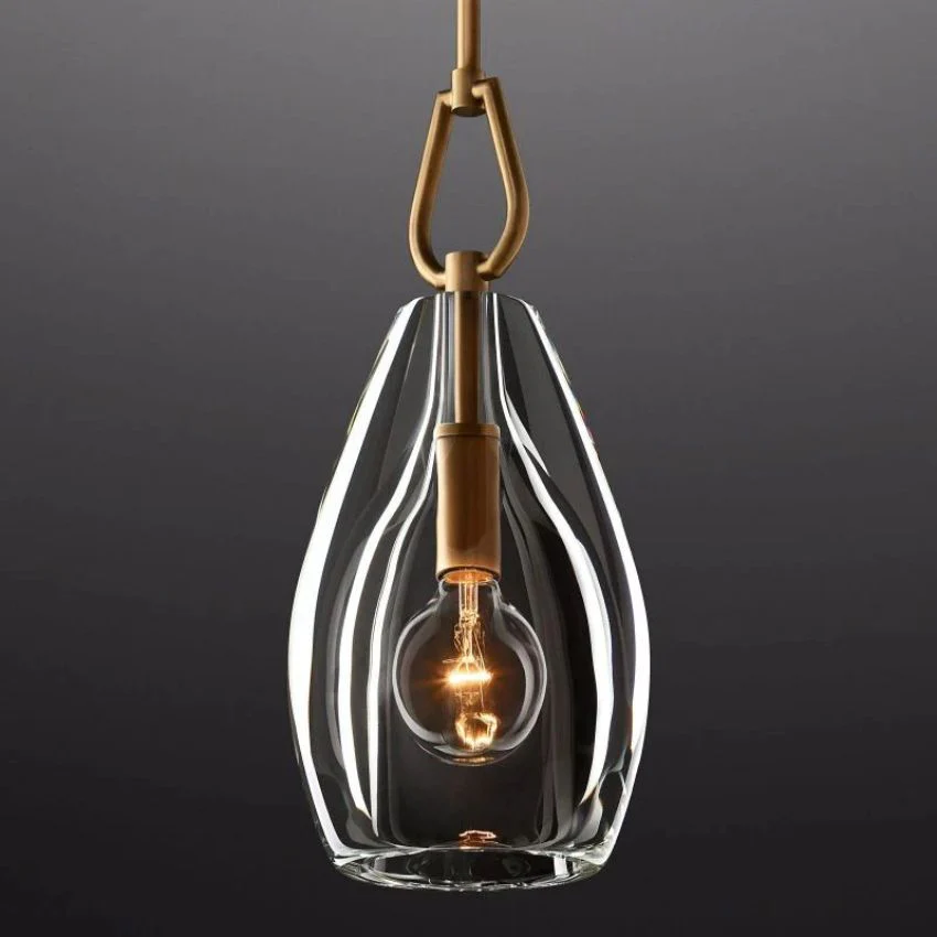 Botanist Crystal Flute Pendant Light