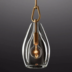 Botanist Crystal Flute Pendant Light