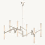 Brilora Etched Wave Mobile Chandelier 54"