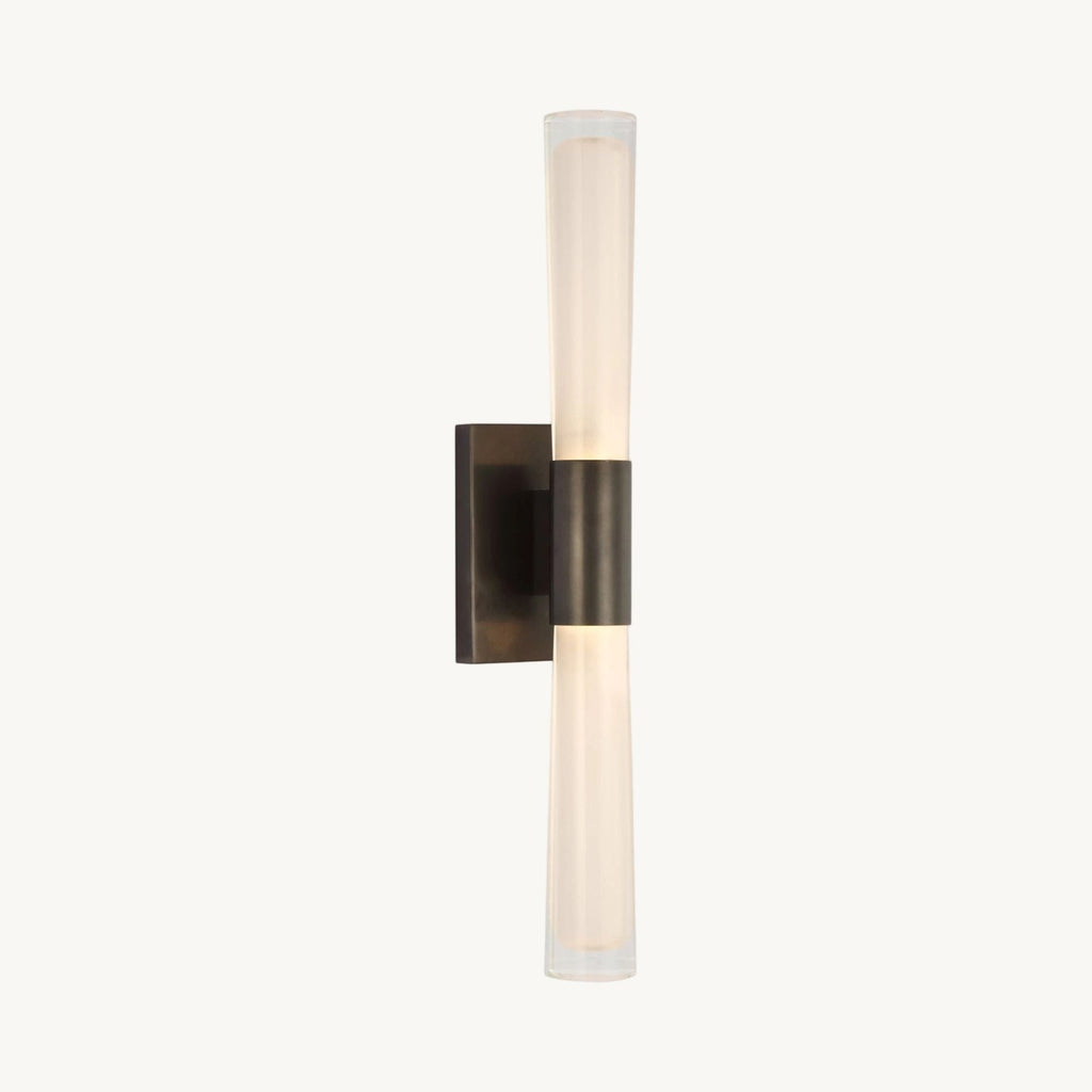 Brilora Etched Wave Wall Sconce