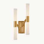 Brilora Etched Wave Double Wall Sconce