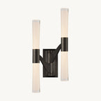 Brilora Etched Wave Double Wall Sconce