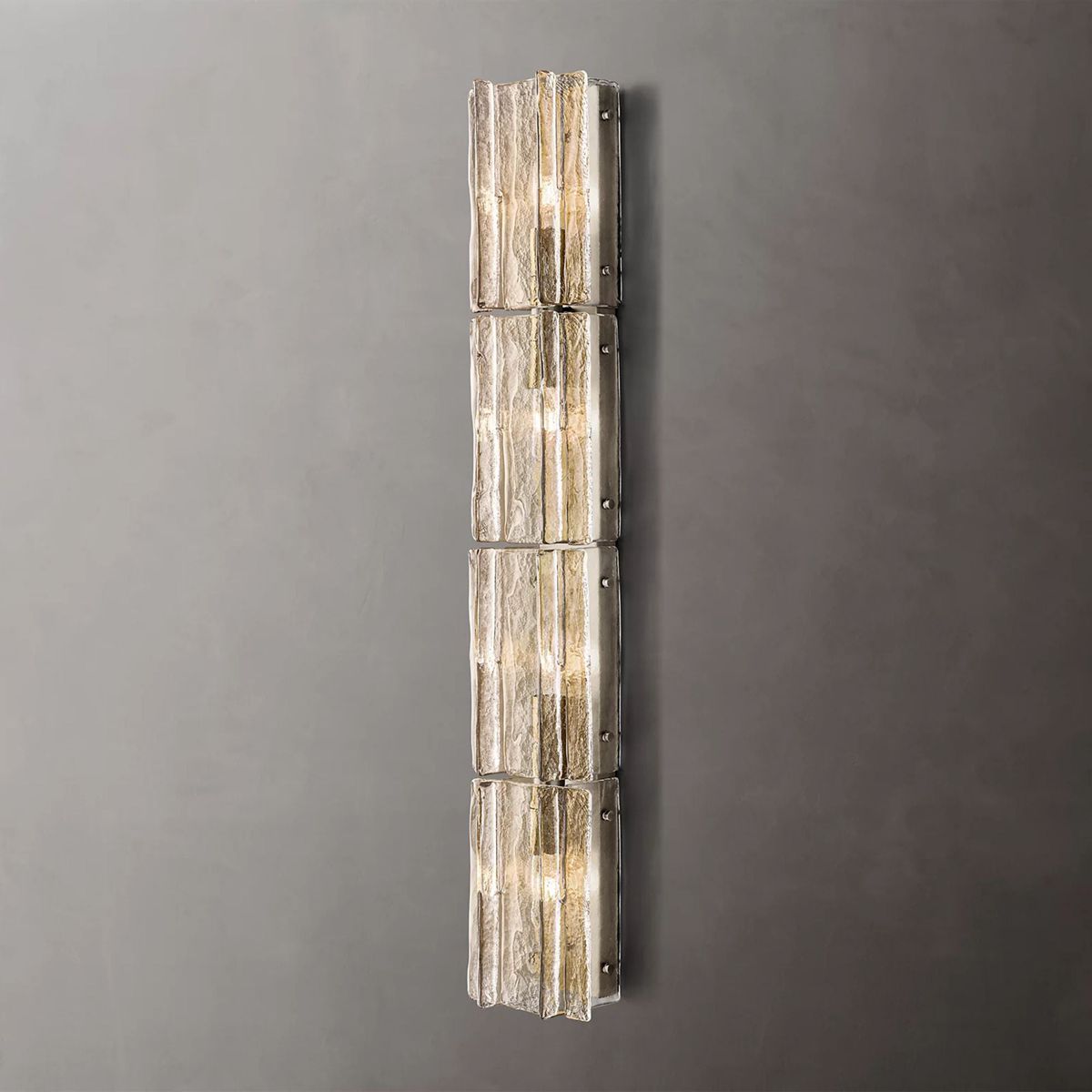 Lattice Module Glass Grand Wall Sconce