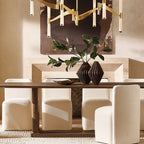 Brilora Etched Wave Round Chandelier 40"