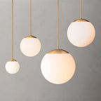 Opaline Pure Globe Pendant Light