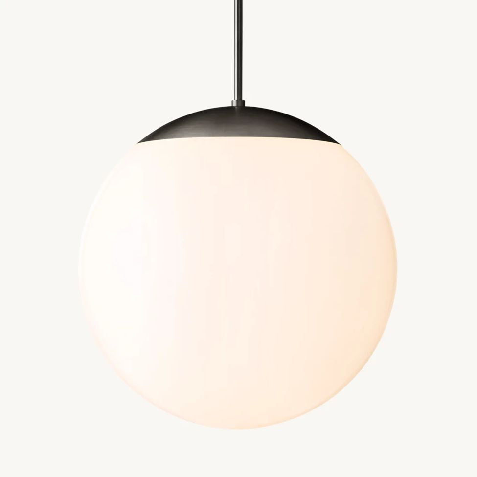 Opaline Pure Globe Pendant Light