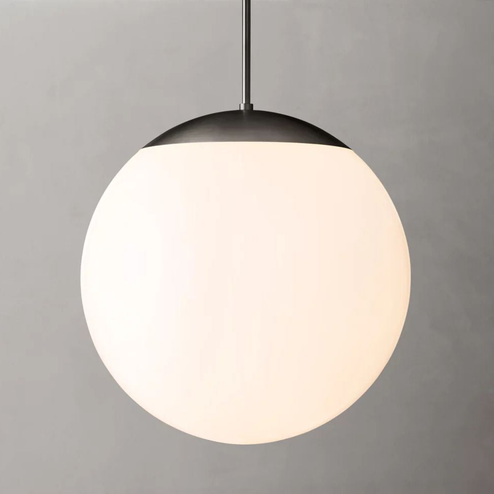Opaline Pure Globe Pendant Light