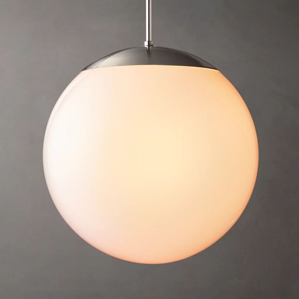 Opaline Pure Globe Pendant Light