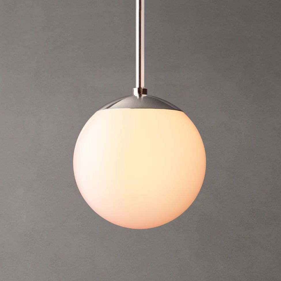 Opaline Pure Globe Pendant Light