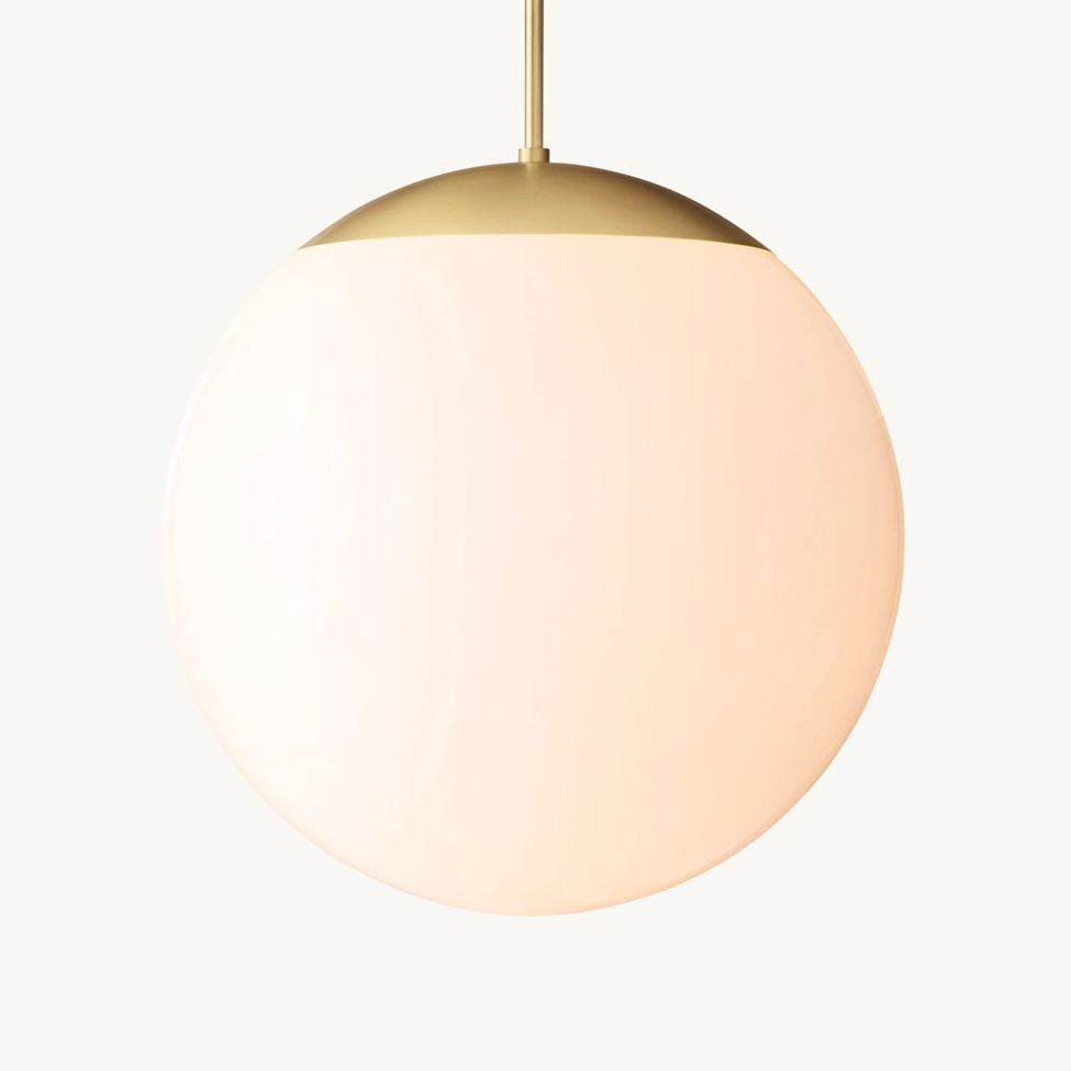 Opaline Pure Globe Pendant Light