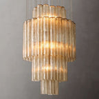 Venino Cylinder Tiered Round Chandelier 24"