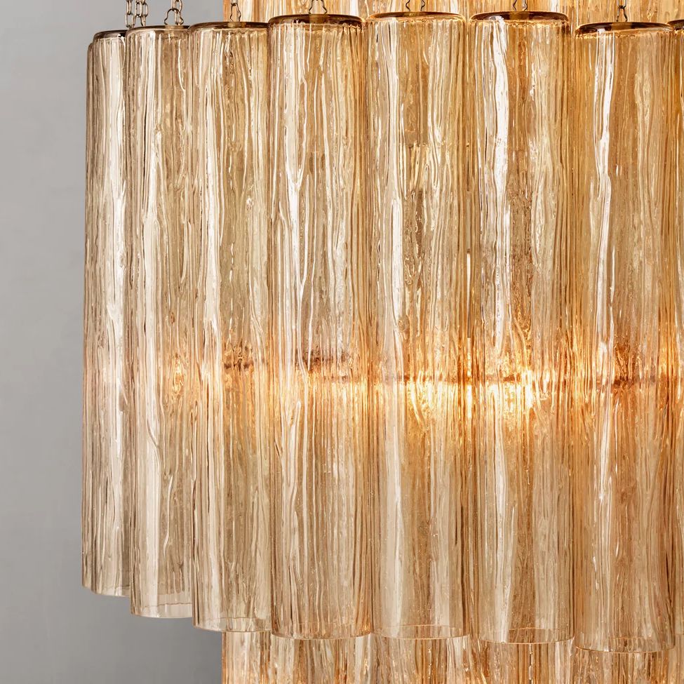 Venino Cylinder Tiered Round Chandelier 24"