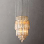Venino Cylinder Tiered Round Chandelier 30"