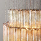 Venino Cylinder Tiered Round Chandelier 30"